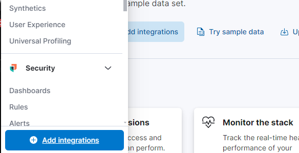 Add Integrations